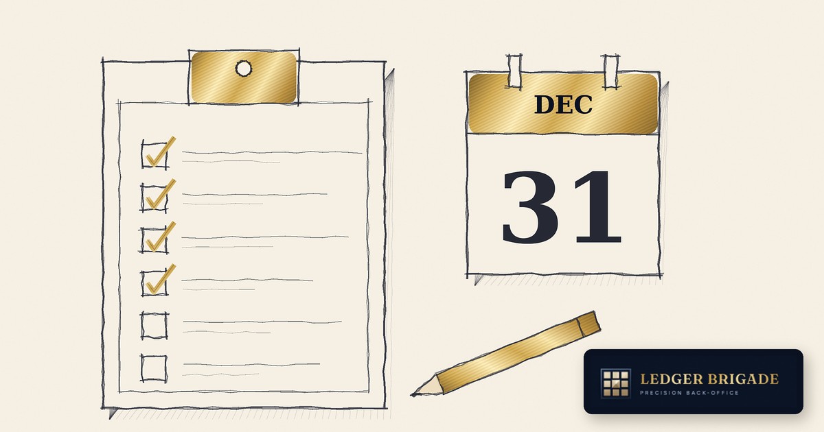 The LLC Year-End Close Checklist for 2026