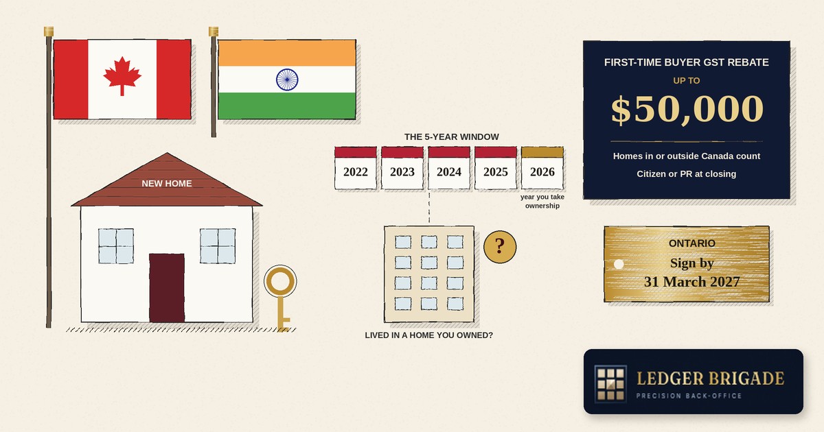 Owned a Home in India? Check This Before You Count on Canada's First-Time Buyer GST Rebate
